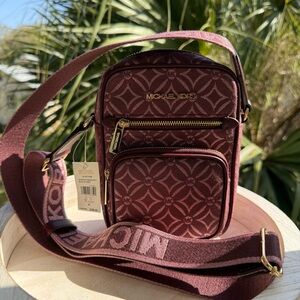 Michael Michael Kors Oxblood Maroon Crossbody NWT
